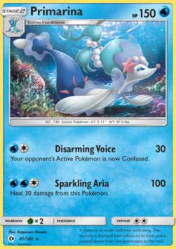 Primarina⁣ - Sun & Moon⁣ (Rare)⁣ [41]
