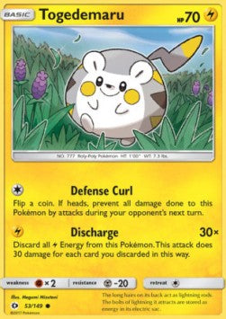 Togedemaru⁣ - Sun & Moon⁣ (Common)⁣ [53]