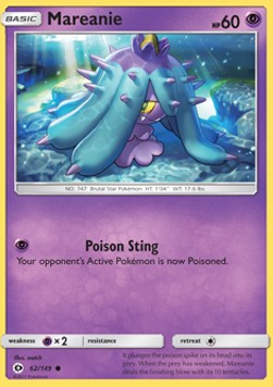 Mareanie⁣ - Sun & Moon⁣ (Common)⁣ [62]