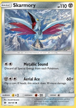 Skarmory⁣ - Sun & Moon⁣ (Common)⁣ [88]
