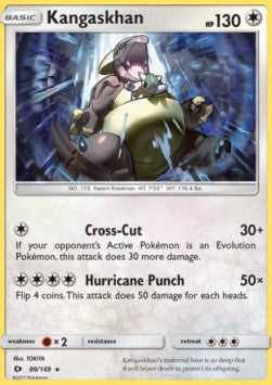 Kangaskhan⁣ - Sun & Moon⁣ (Holo Rare)⁣ [99]