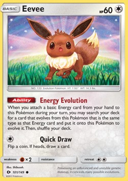 Eevee⁣ - Sun & Moon⁣ (Common)⁣ [101]