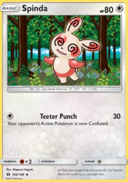 Spinda⁣ - Sun & Moon⁣ (Uncommon)⁣ [102]