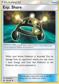Exp. Share⁣ - Sun & Moon⁣ (Uncommon)⁣ [118]