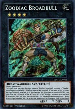 Zoodiac Broadbull - Raging Tempest (Secret Rare) [RATE-051]