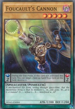Foucault's Cannon - Demo Deck 2016 (Common) [DEM3-004]