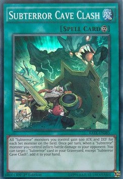 Subterror Cave Clash⁣ - Raging Tempest⁣ (Super Rare)⁣ [085]