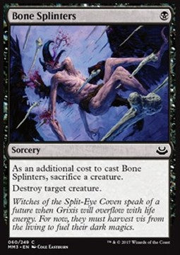 Bone Splinters⁣ - Modern Masters 2017⁣ (Common)⁣ [60]