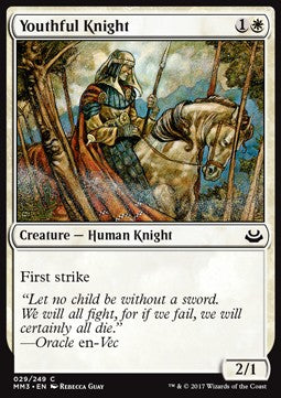 Youthful Knight⁣ - Modern Masters 2017⁣ (Common)⁣ [29]