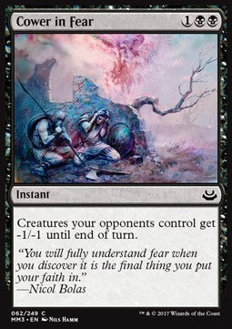 Cower in Fear⁣ - Modern Masters 2017⁣ (Common)⁣ [62]
