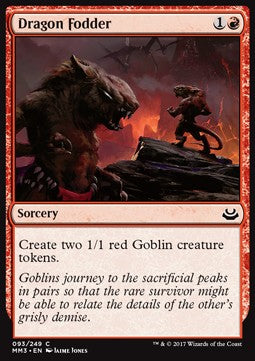 Dragon Fodder⁣ - Modern Masters 2017⁣ (Common)⁣ [93]