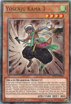 Yosenju Kama 3 (V.2 - Starfoil Rare) - Star Pack Battle Royal (Starfoil Rare) [SP17-006]