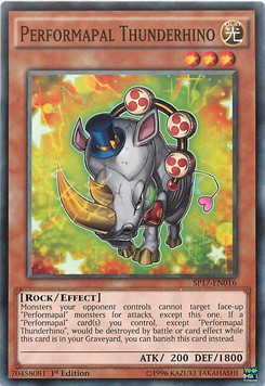 Performapal Thunderhino (V.1 - Common)⁣ - Star Pack Battle Royal⁣ (Common)⁣ [016]