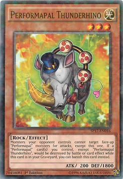 Performapal Thunderhino (V.2 - Starfoil Rare) - Star Pack Battle Royal (Starfoil Rare) [SP17-016]