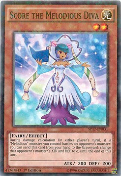 Score the Melodious Diva (V.2 - Starfoil Rare) - Star Pack Battle Royal (Starfoil Rare) [SP17-031]