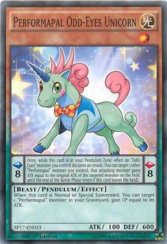 Performapal Odd-Eyes Unicorn (V.1 - Common)⁣ - Star Pack Battle Royal⁣ (Common)⁣ [033]