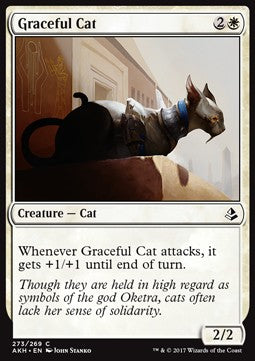 Graceful Cat⁣ - Amonkhet⁣ (Common)⁣ [273]