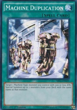 Machine Duplication - Structure Deck: Machine Reactor (Common) [SR03-029]