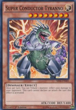 Super Conductor Tyranno - Structure Deck: Dinosmasher's Fury (Common) [SR04-005]