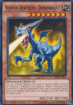 Super-Ancient Dinobeast - Structure Deck: Dinosmasher's Fury (Common) [SR04-007]