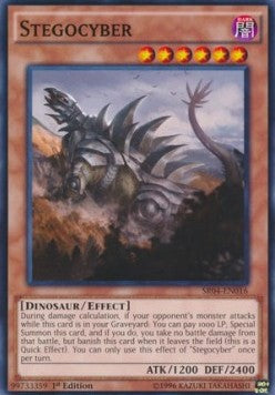 Stegocyber⁣ - Structure Deck: Dinosmasher's Fury⁣ (Common)⁣ [016]