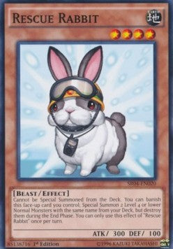 Rescue Rabbit⁣ - Structure Deck: Dinosmasher's Fury⁣ (Common)⁣ [020]