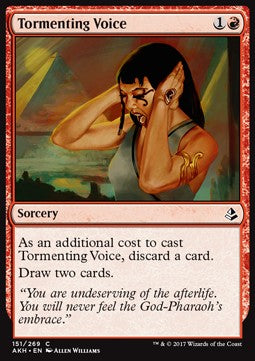 Tormenting Voice⁣ - Amonkhet⁣ (Common)⁣ [151]