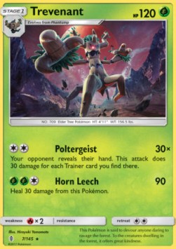Trevenant⁣ - Guardians Rising⁣ (Rare)⁣ [7]