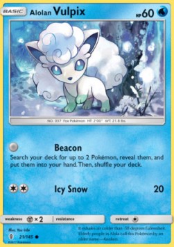 Alolan Vulpix⁣ - Guardians Rising⁣ (Common)⁣ [21]