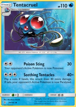 Tentacruel⁣ - Guardians Rising⁣ (Uncommon)⁣ [24]