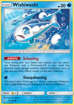 Wishiwashi⁣ - Guardians Rising⁣ (Common)⁣ [37]