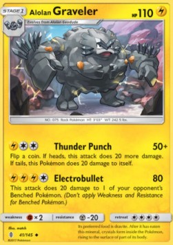 Alolan Graveler⁣ - Guardians Rising⁣ (Uncommon)⁣ [41]