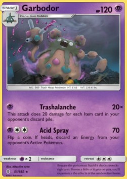 Garbodor⁣ - Guardians Rising⁣ (Rare)⁣ [51]