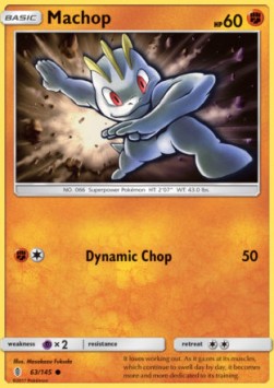 Machop⁣ - Guardians Rising⁣ (Common)⁣ [63]