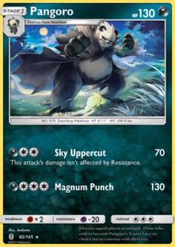 Pangoro⁣ - Guardians Rising⁣ (Rare)⁣ [82]