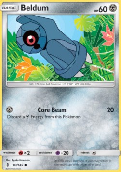 Beldum⁣ - Guardians Rising⁣ (Common)⁣ [83]