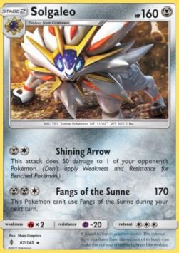 Solgaleo⁣ - Guardians Rising⁣ (Rare)⁣ [87]