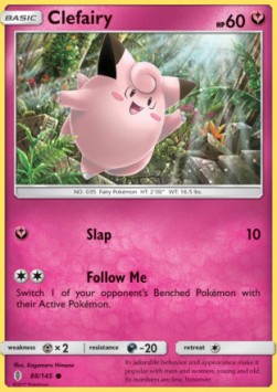 Clefairy⁣ - Guardians Rising⁣ (Common)⁣ [88]