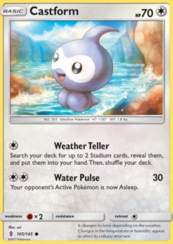 Castform⁣ - Guardians Rising⁣ (Common)⁣ [105]