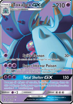 Toxapex GX⁣ - Guardians Rising⁣ (Ultra Rare)⁣ [136]