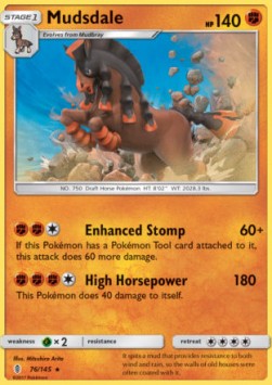 Mudsdale⁣ - Guardians Rising⁣ (Holo Rare)⁣ [76]