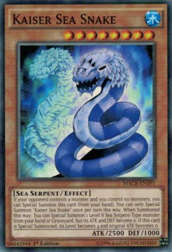 Kaiser Sea Snake⁣ - Maximum Crisis⁣ (Common)⁣ [091]