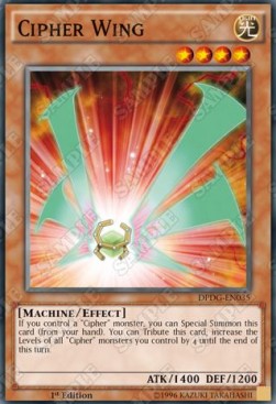 Cipher Wing - Duelist Pack: Dimensional Guardians (Common) [DPDG-035]
