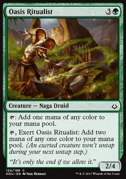 Oasis Ritualist⁣ - Hour of Devastation⁣ (Common)⁣ [124]
