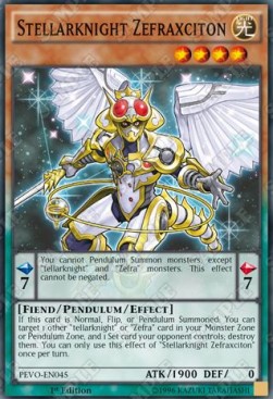 Stellarknight Zefraxciton⁣ - Pendulum Evolution⁣ (Super Rare)⁣ [045]