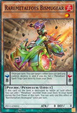 Raremetalfoes Bismugear⁣ - Pendulum Evolution⁣ (Super Rare)⁣ [052]