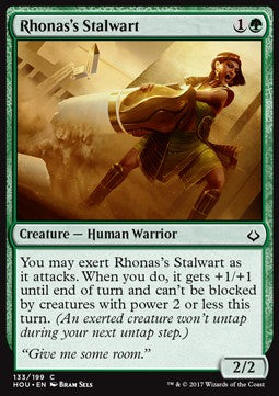 Rhonas's Stalwart⁣ - Hour of Devastation⁣ (Common)⁣ [133]