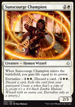 Sunscourge Champion⁣ - Hour of Devastation⁣ (Uncommon)⁣ [26]
