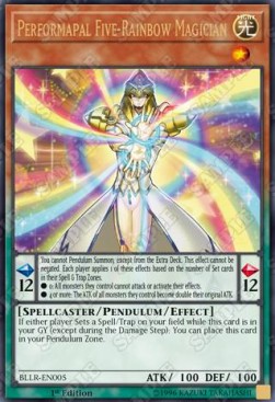 Performapal Five-Rainbow Magician⁣ - Battles of Legend: Light's Revenge⁣ (Ultra Rare)⁣ [005]