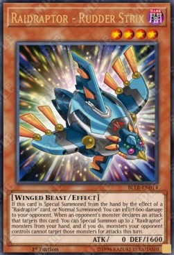 Raidraptor - Rudder Strix⁣ - Battles of Legend: Light's Revenge⁣ (Ultra Rare)⁣ [014]